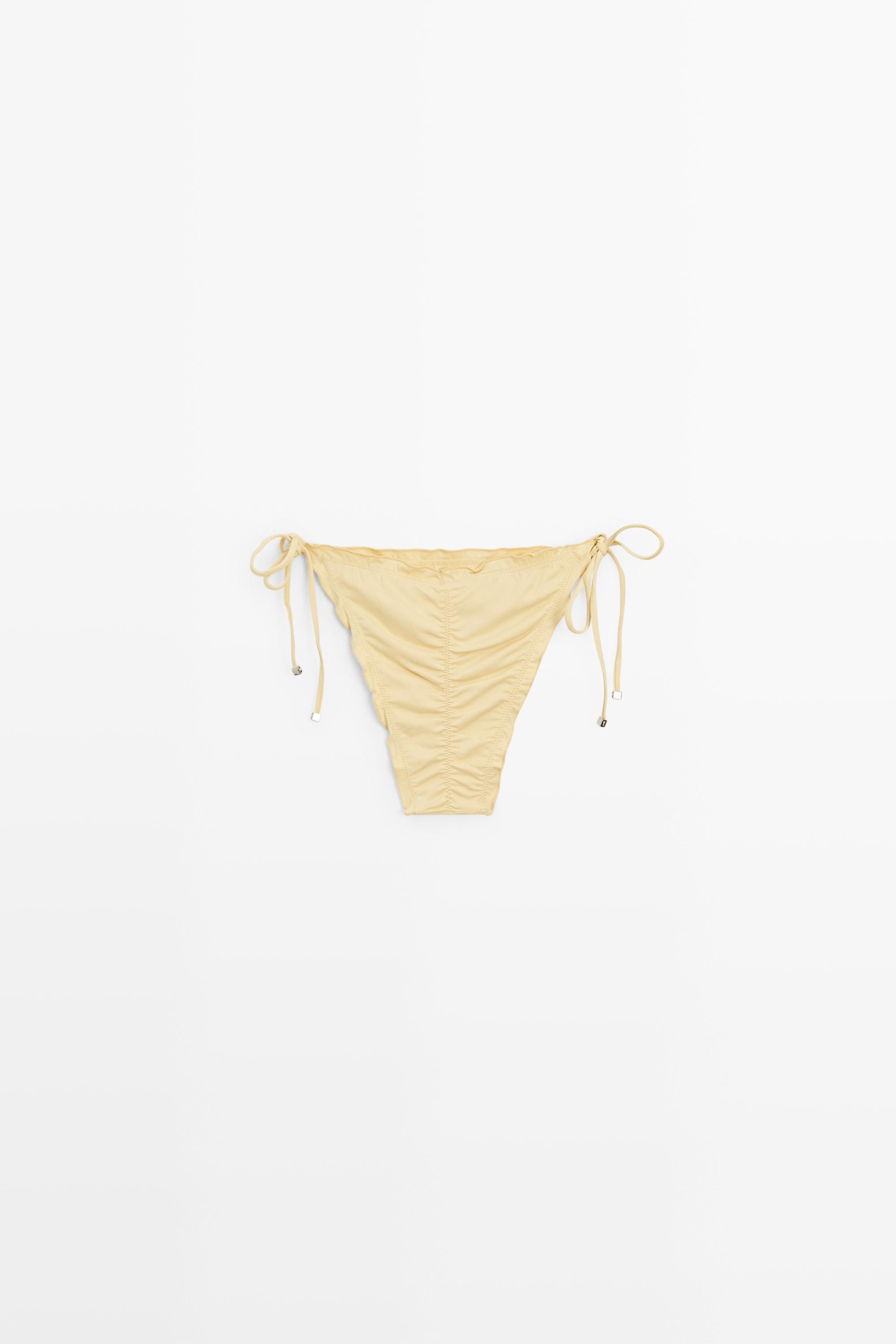 Bas de bikini à volants et liens